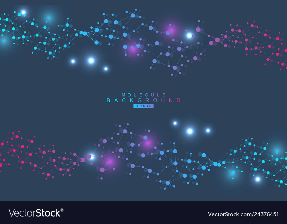 Big data visualization background modern vector image Big data visualization background modern