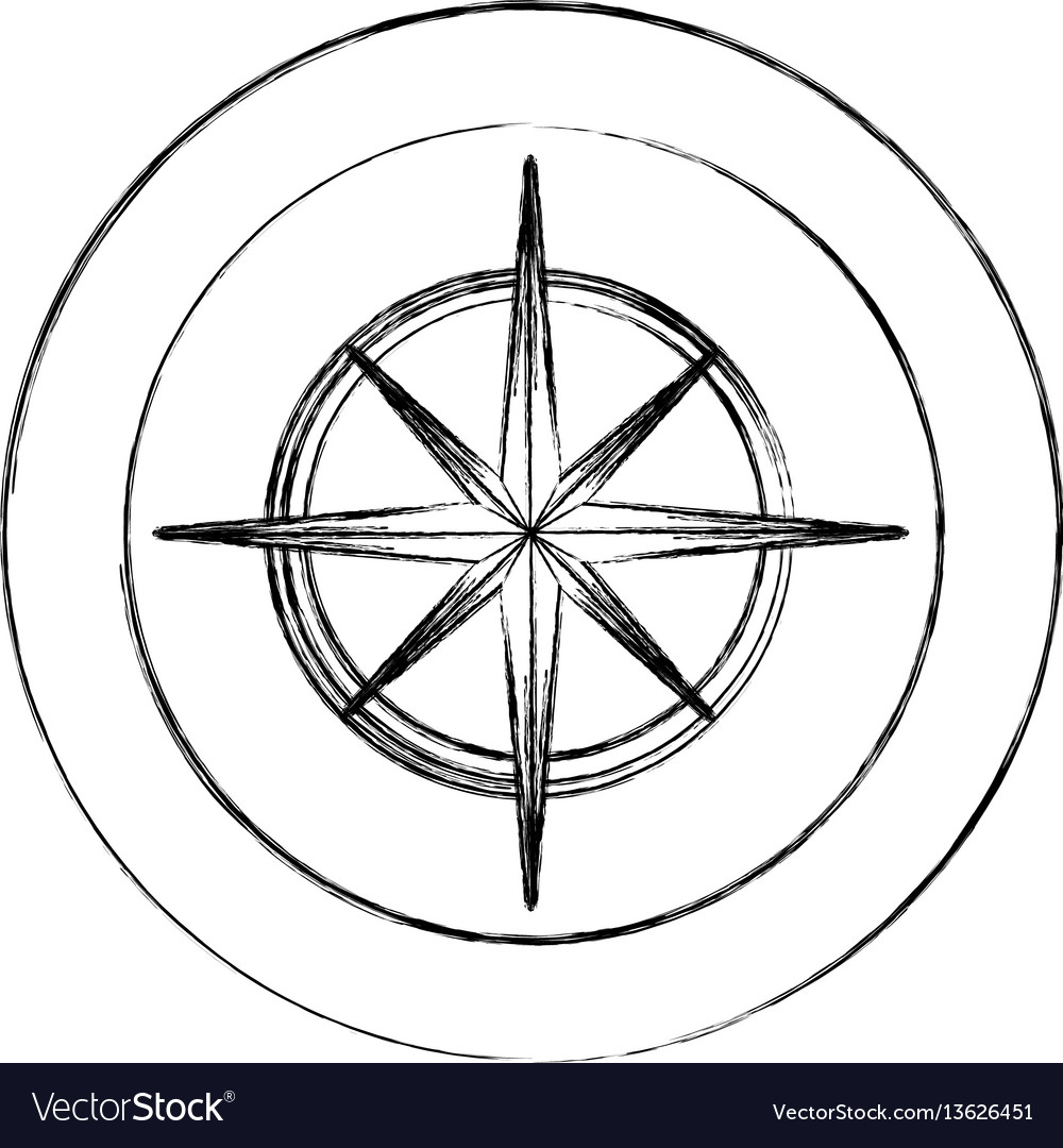 Compass Star Vector