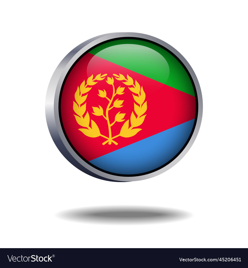 Eritrea Flag Taste vector image Eritrea Flag Taste