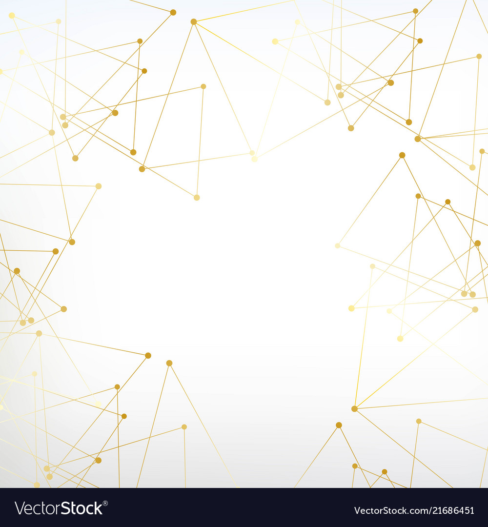 Geometric abstract background with connected line vector image Geometric abstract background with connected line