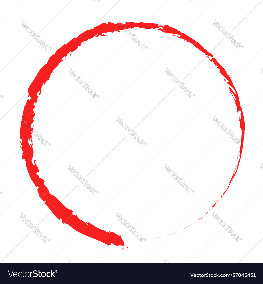 Grungy circle blob blotch