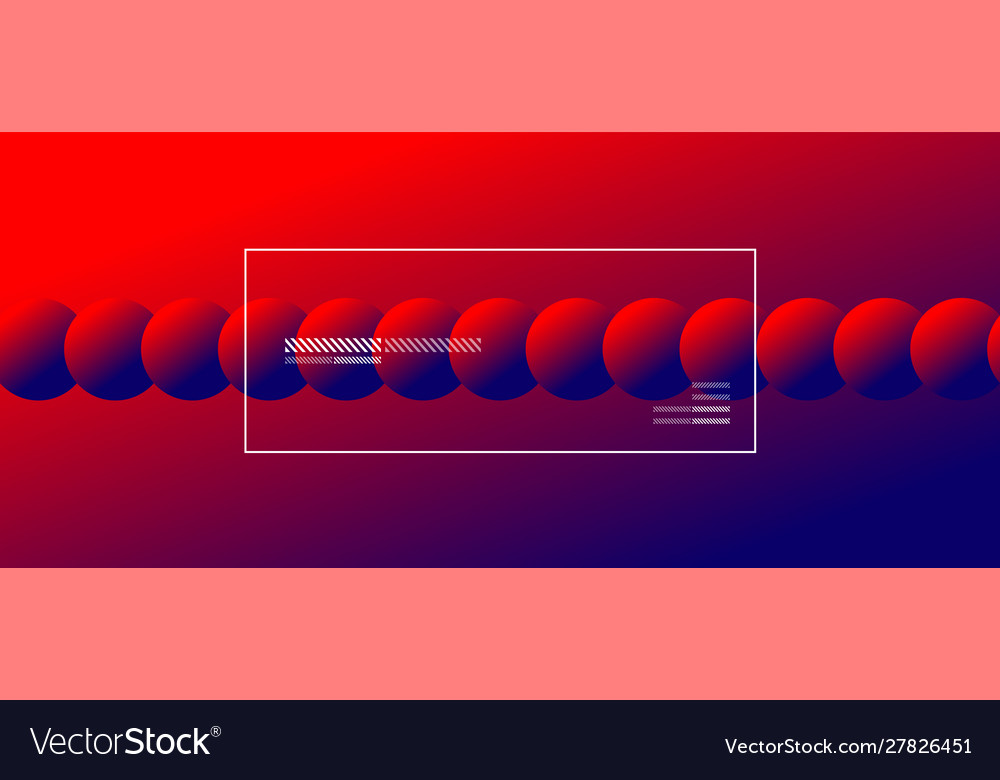 Simple abstract background with neon color circles Vector Image Simple abstract background with neon color circles