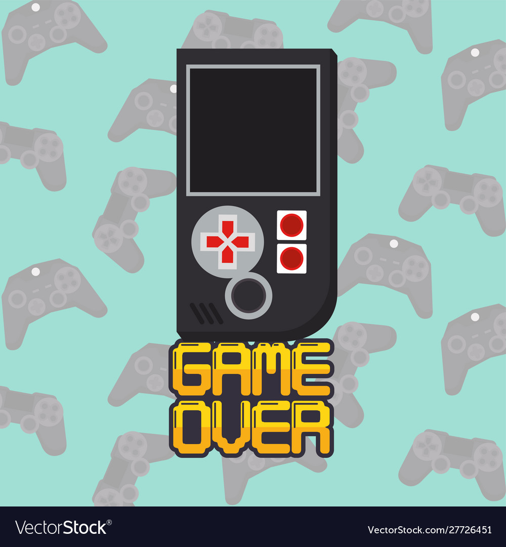 Video game pixelated handle console
