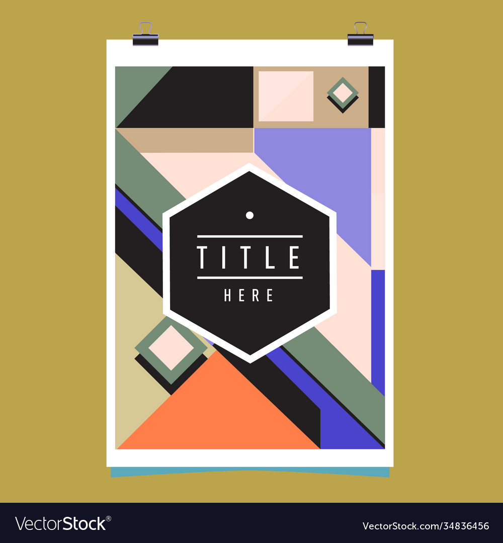 Abstract colorful geometric pattern background Vector Image Abstract colorful geometric pattern background