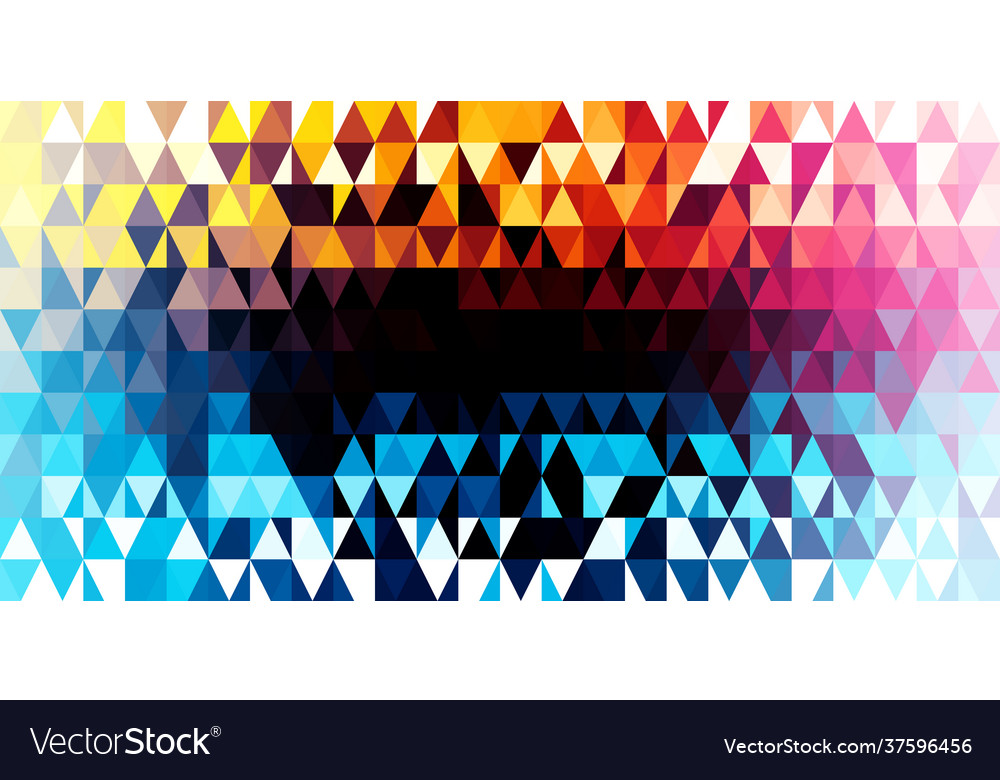 Abstract image with texture light triangles Vector Image Abstract image with texture light triangles