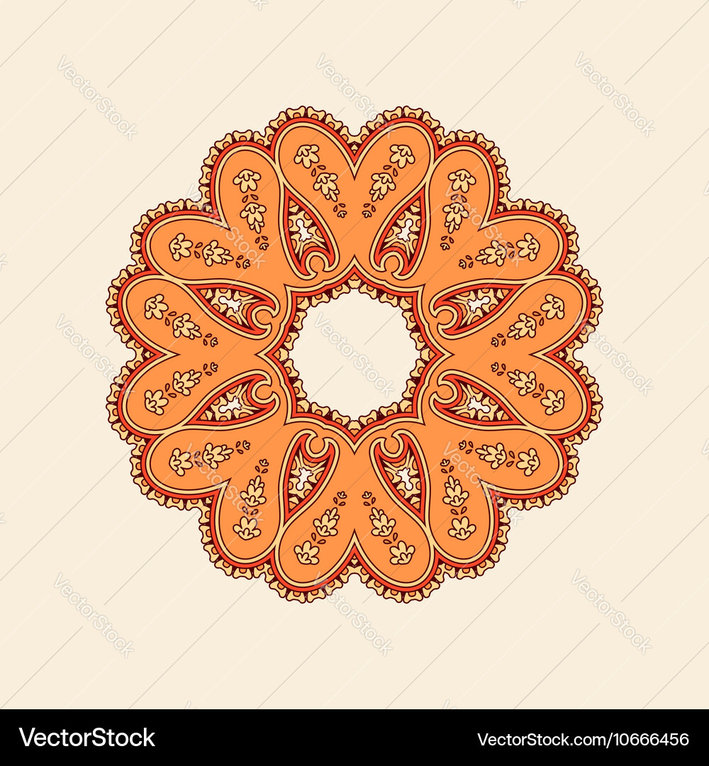 Circle seamless pattern Royalty Free Vector Image