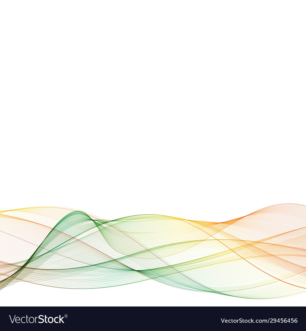 Colored undulating lines abstract vector image Colored undulating lines abstract