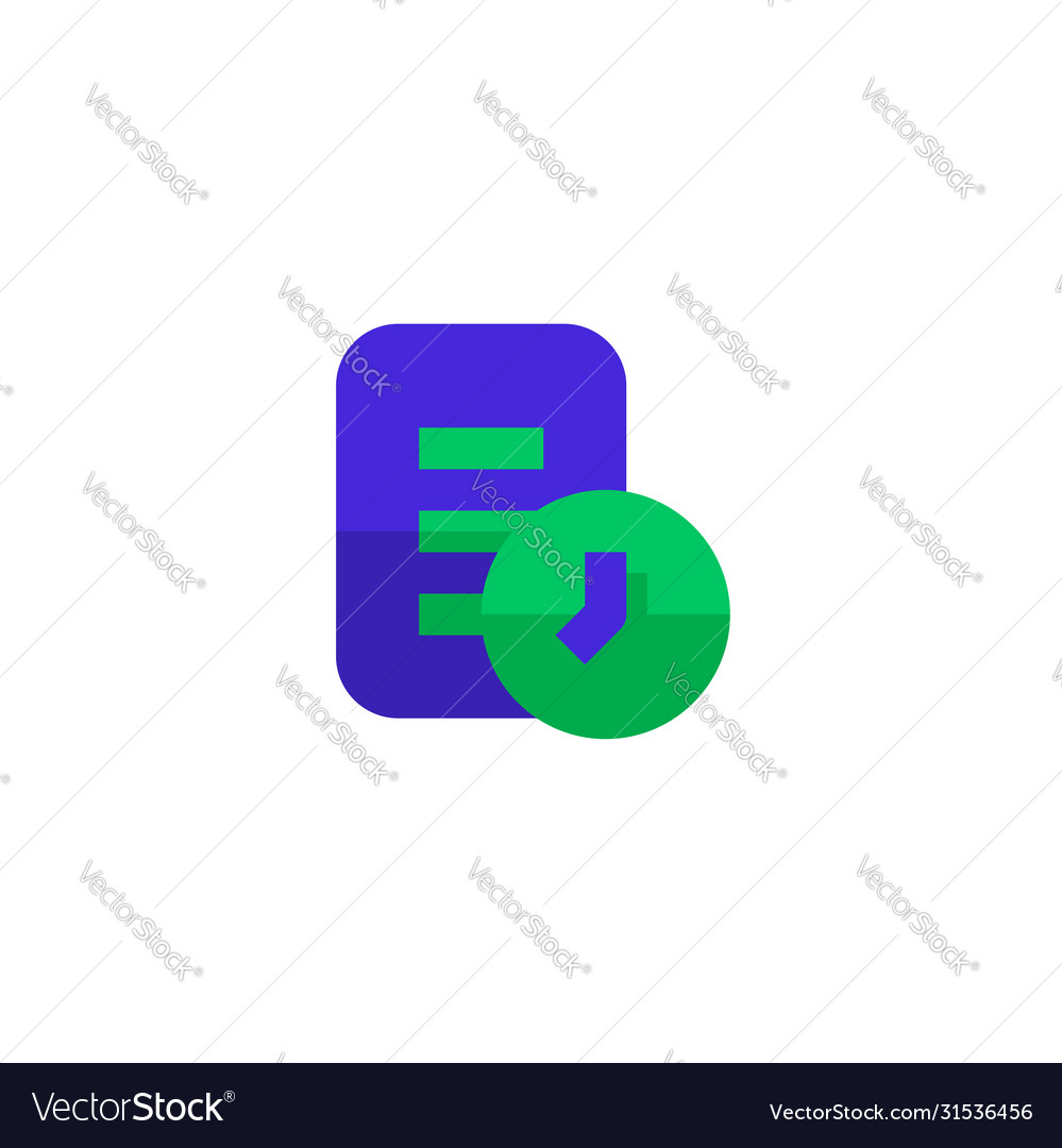Deadline job icon design paper task with clock