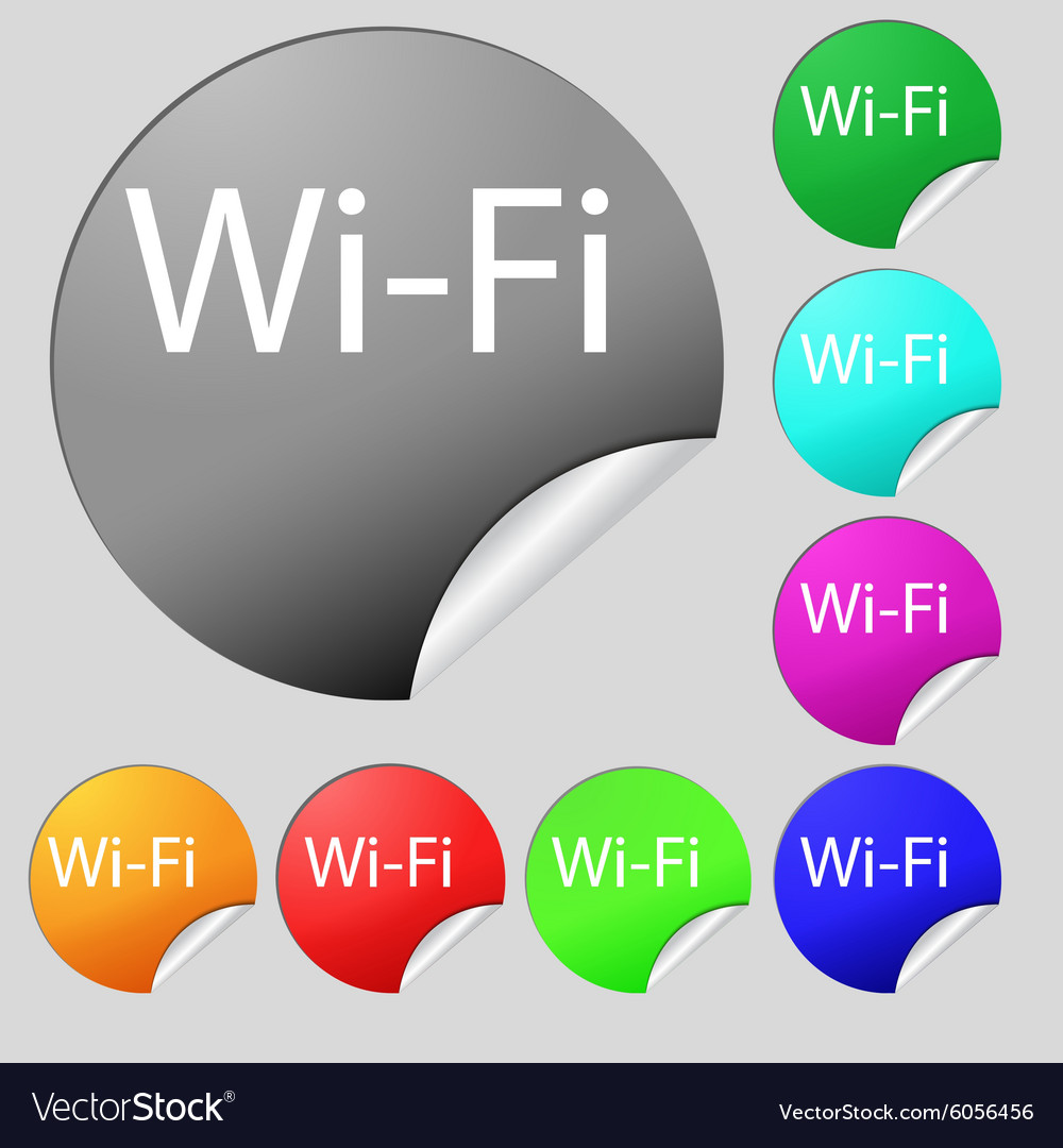 Free wifi sign wi-fi symbol wireless network icon