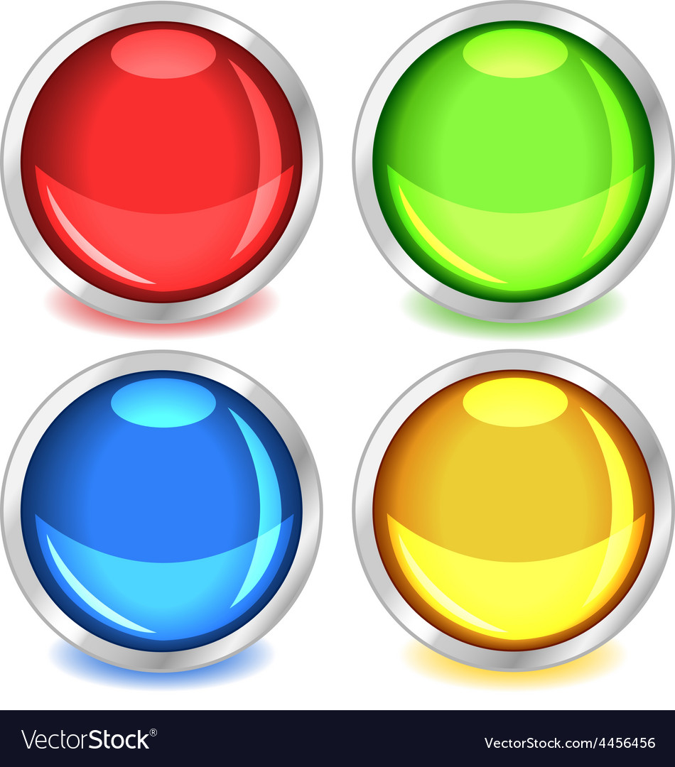 Glossy Colorful Buttons