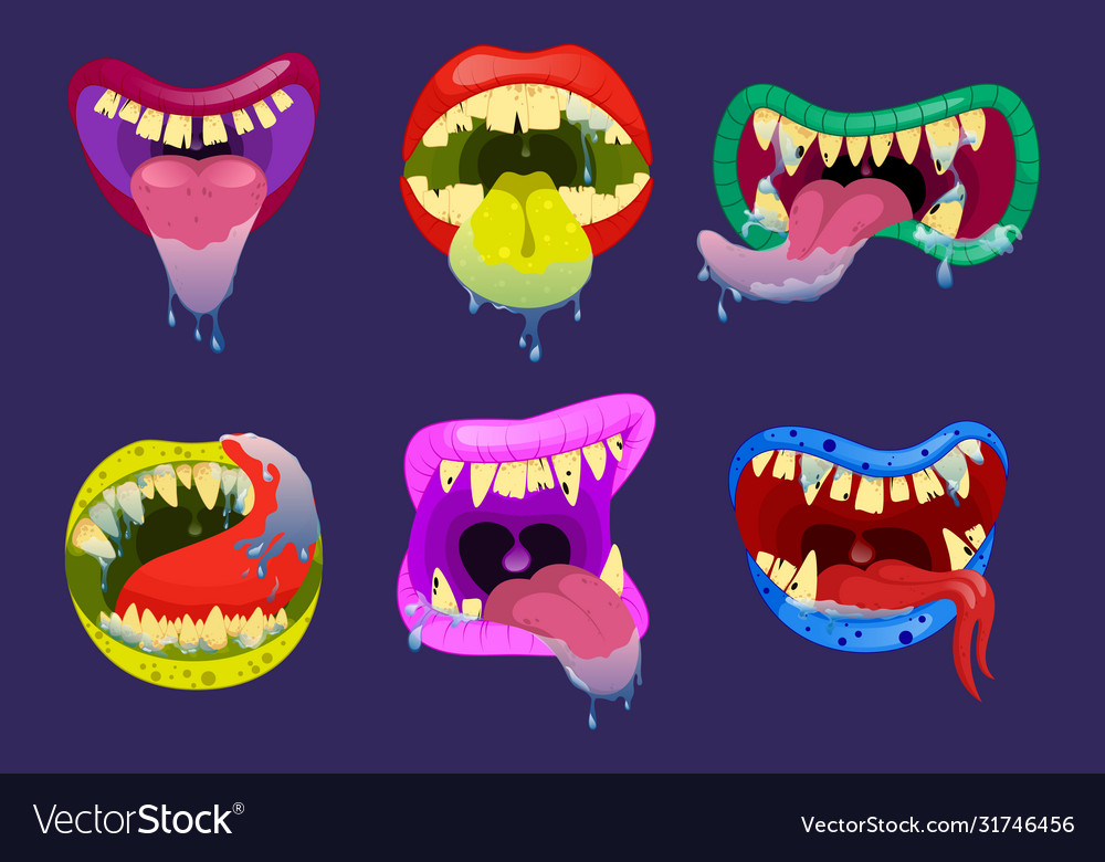 Monster mouth set