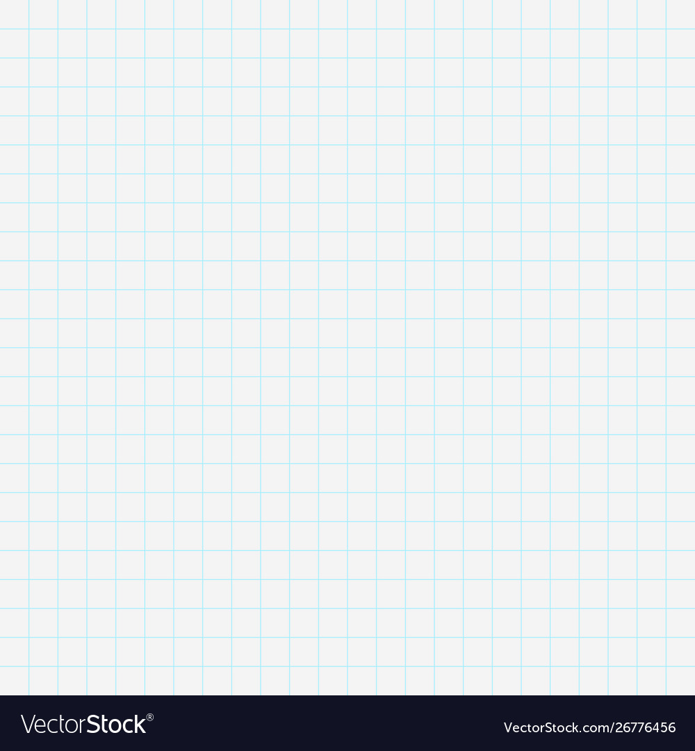 Notebook sheet in checkered
