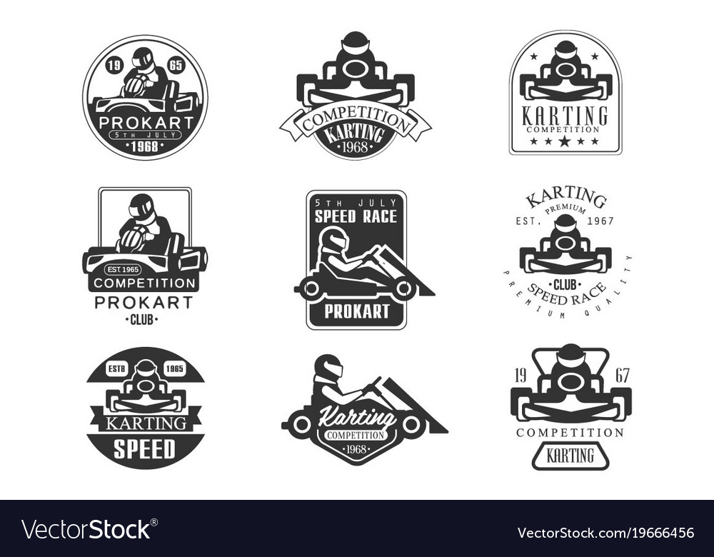 Racing Club Set - Karting Emblem