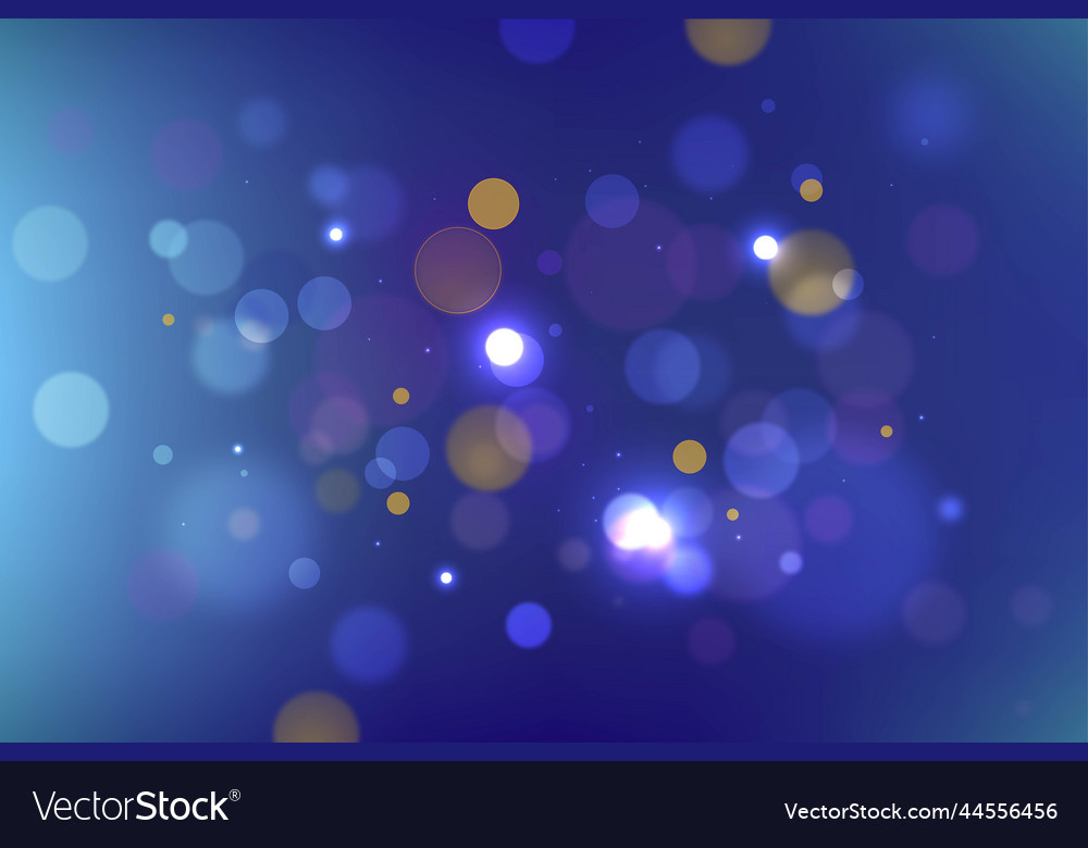 Realistic bokeh background design