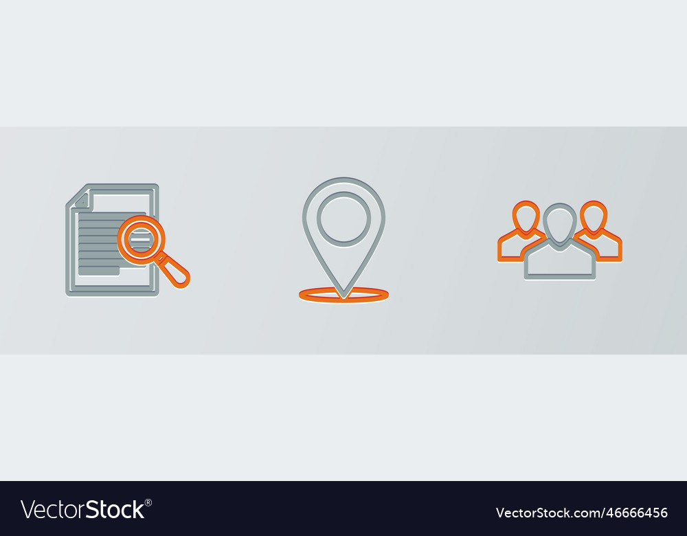 Set line users group document with search and map