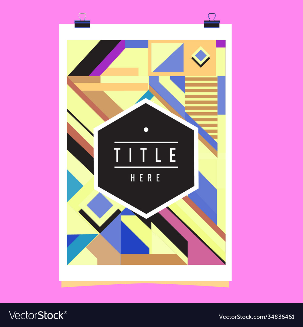 Abstract colorful geometric pattern background
