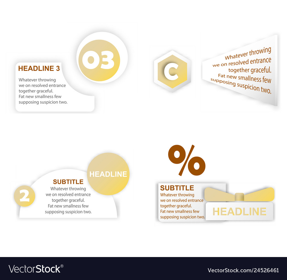 Abstract paper infographic internal and external