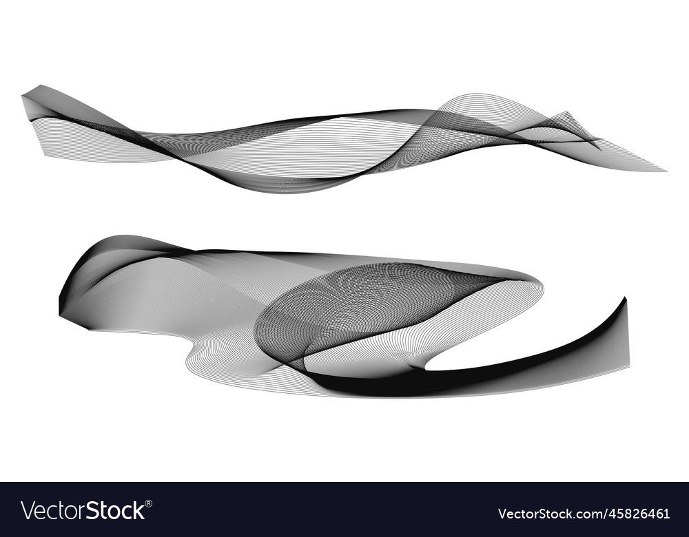 Abstract wave element for design digital Vector Image Abstract wave element for design digital