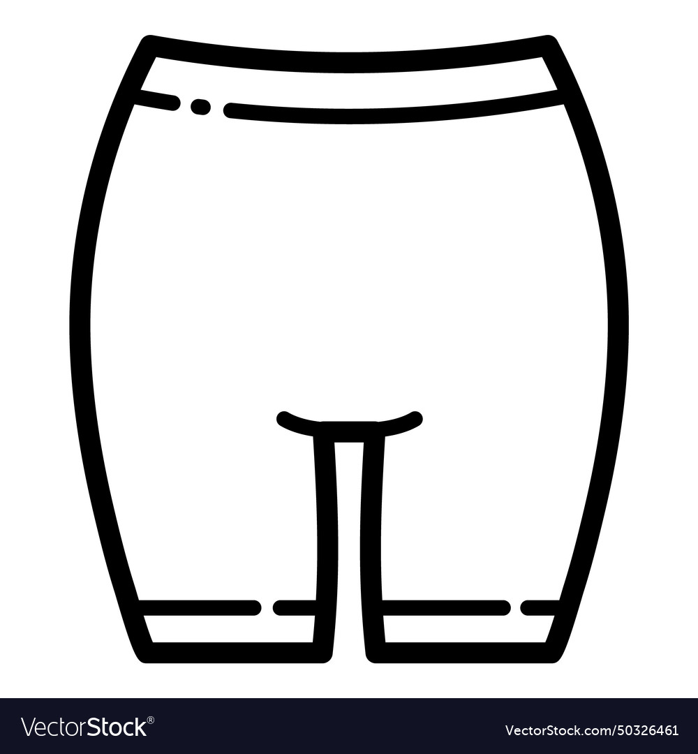 Breeches pants flat icon isolated on white