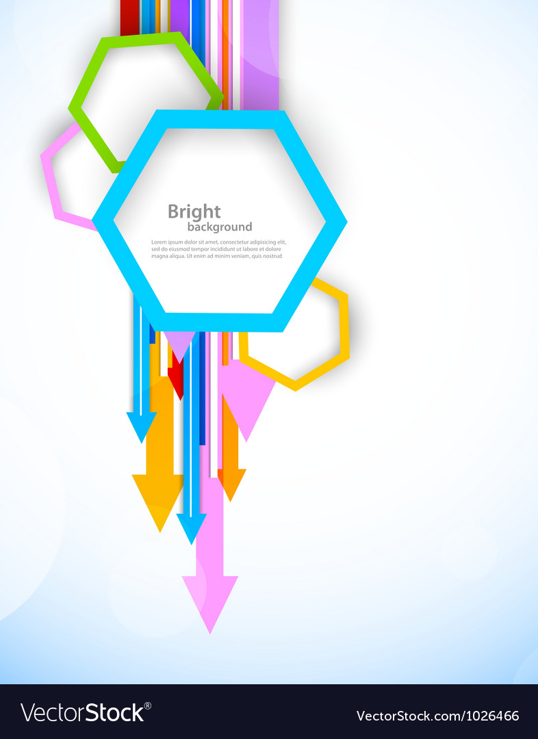 Background with hexagons