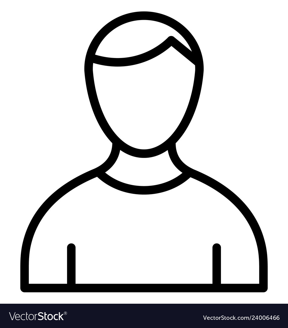 Boy icon which can easily modify or edit