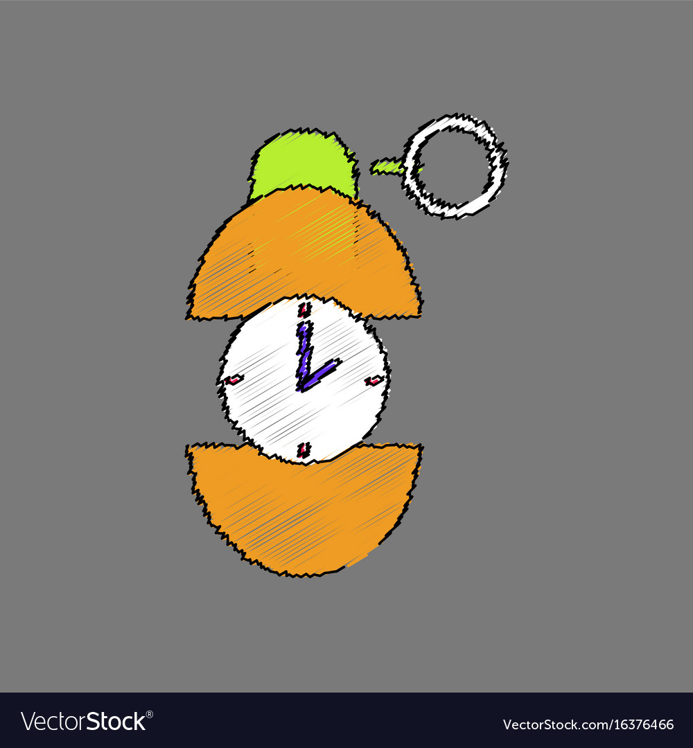 Flat shading style icon grenade time to explode