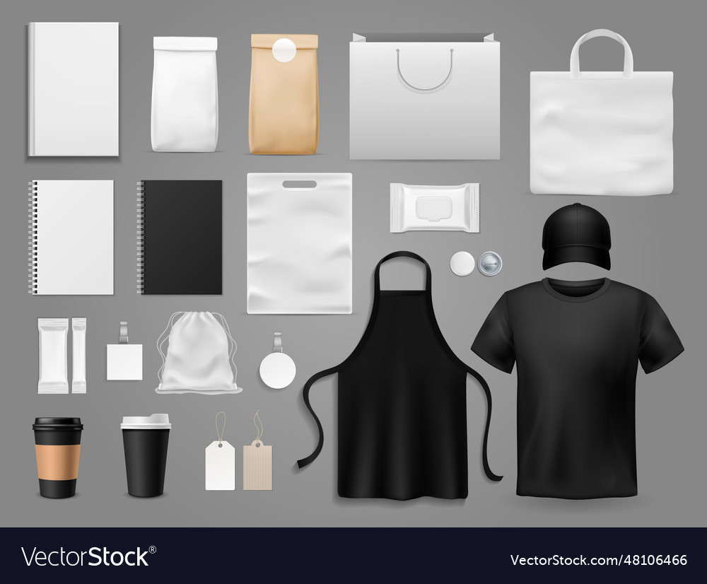 Mock up for cafe realistic paper menu styled Vector Image Mock up for cafe realistic paper menu styled