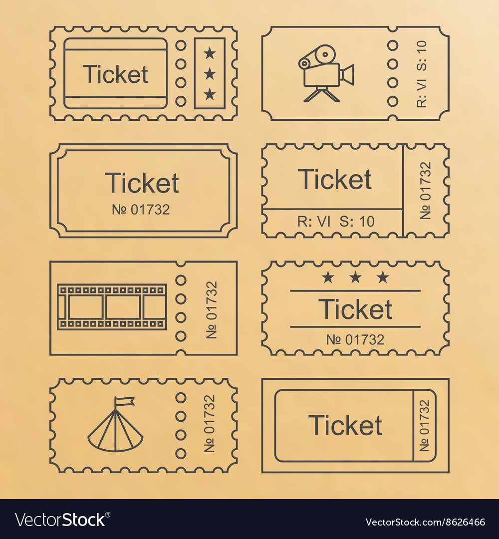 Ticket set icon