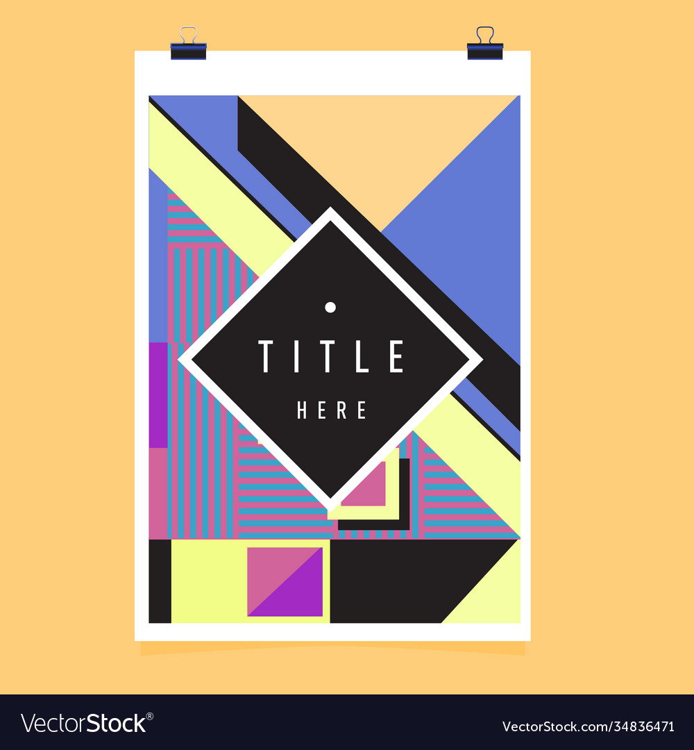 Abstract colorful geometric pattern background Vector Image Abstract colorful geometric pattern background