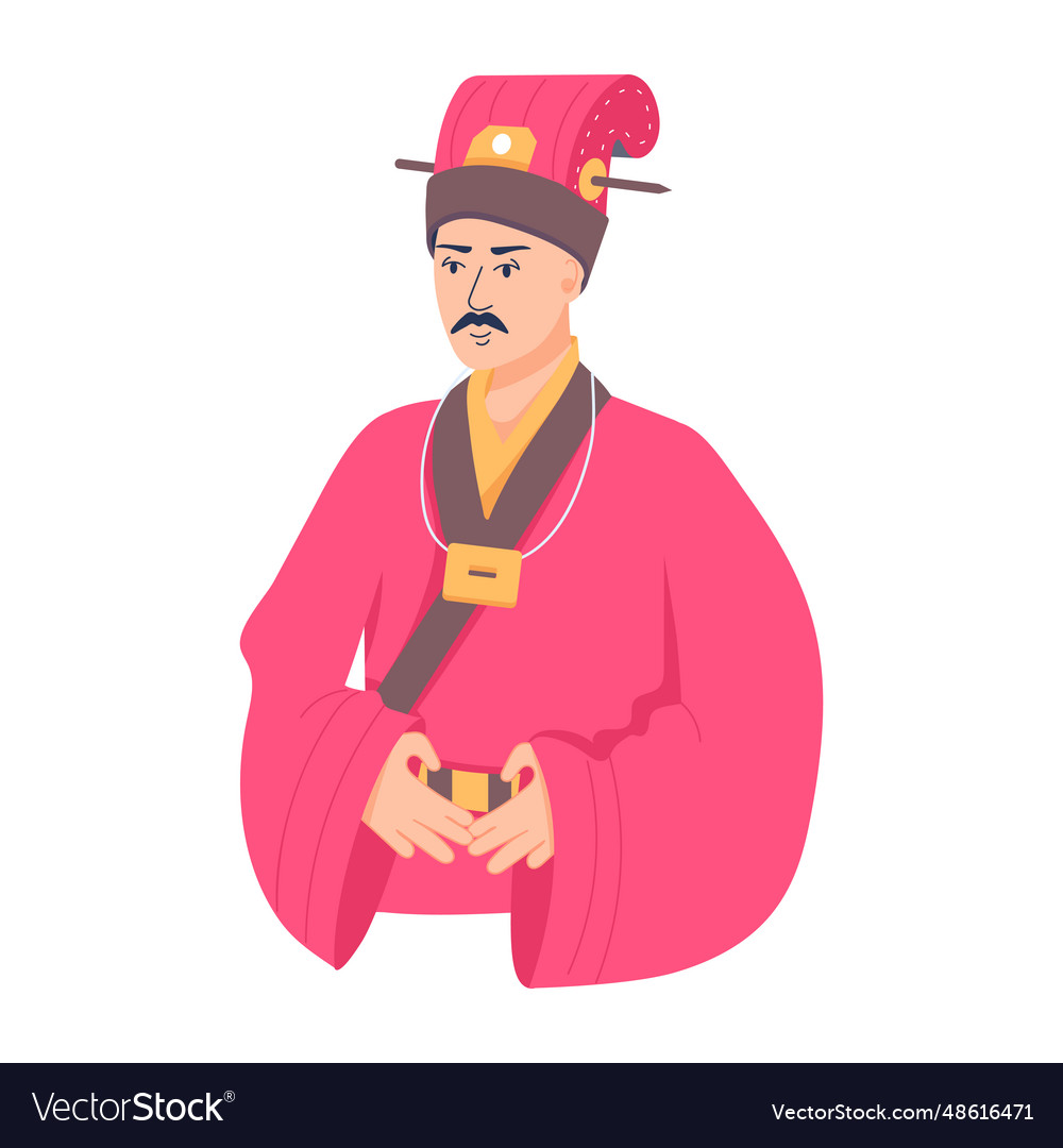 Chinese king Royalty Free Vector Image - VectorStock