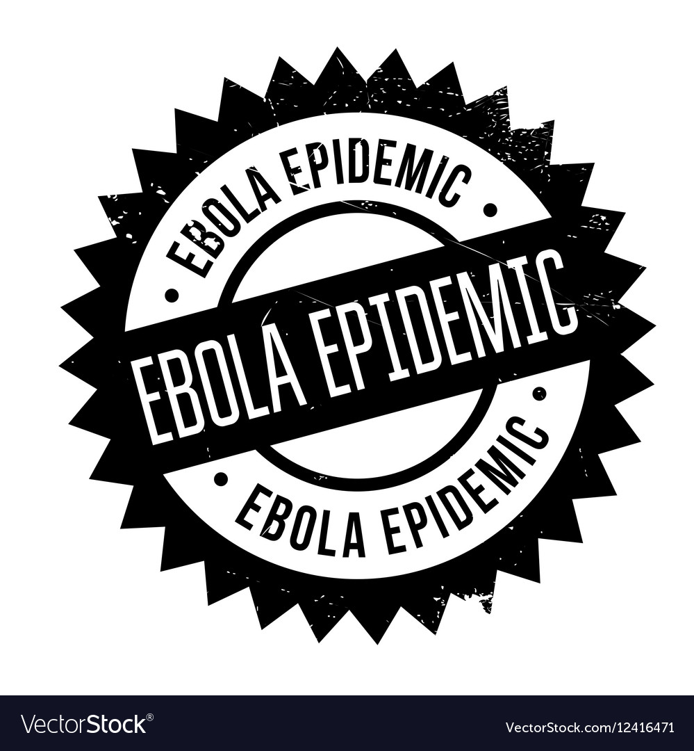 Ebola epidemic rubber stamp Royalty Free Vector Image