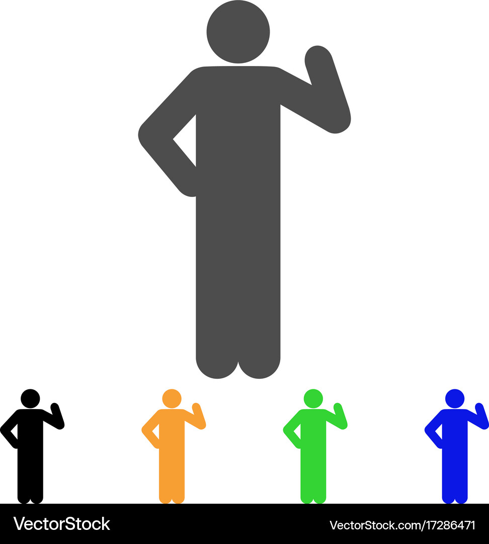 Proposal pose icon Royalty Free Vector Image - VectorStock