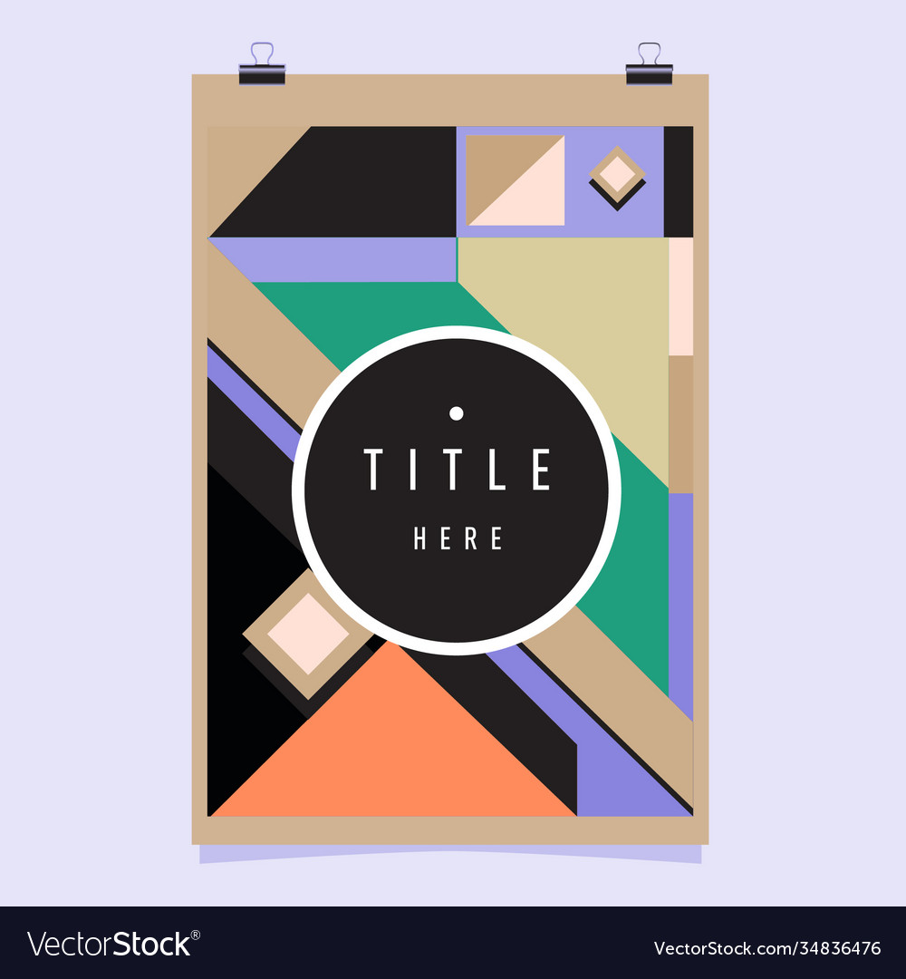 Abstract colorful geometric pattern background