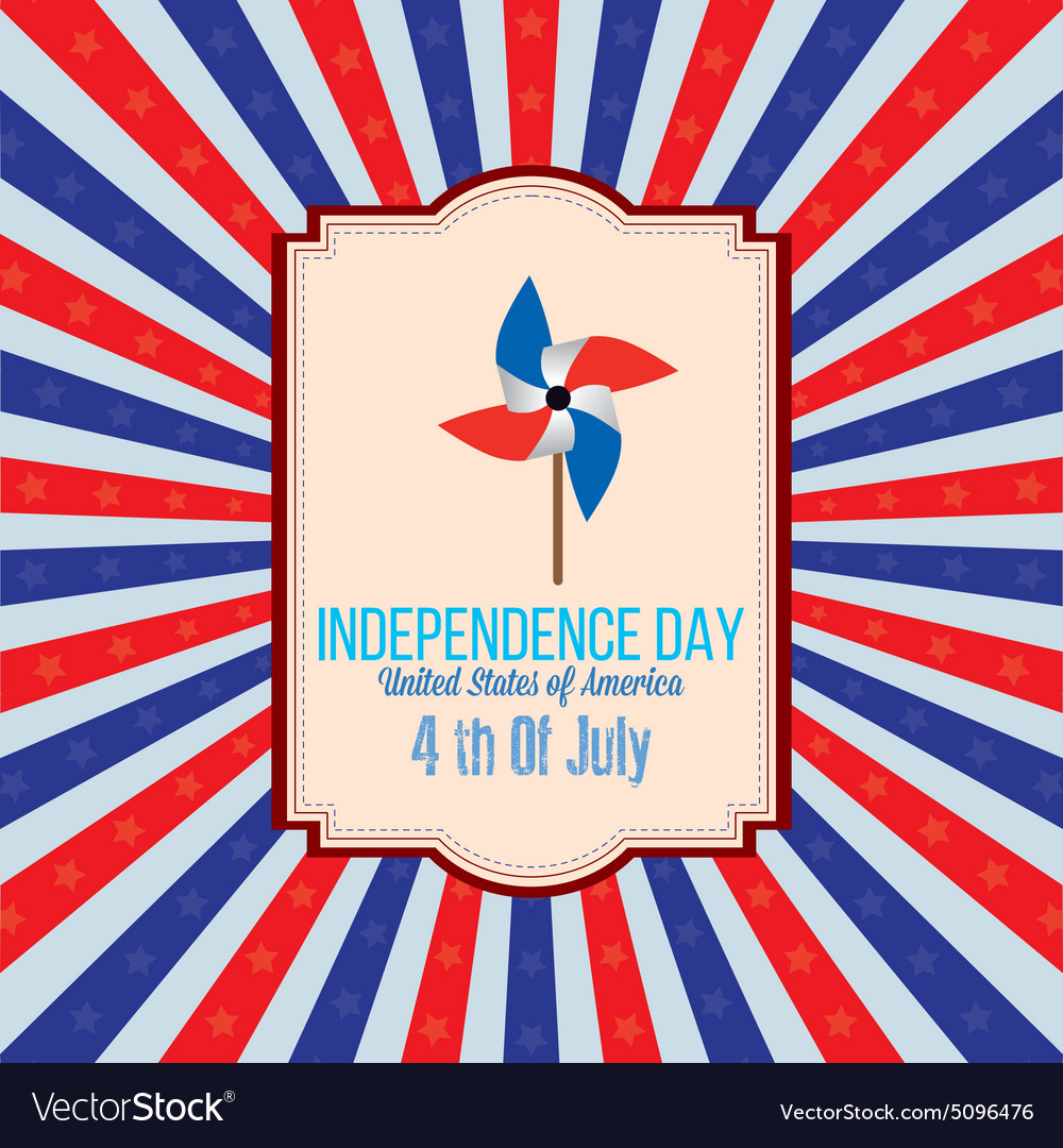 Abstract independence day background with some