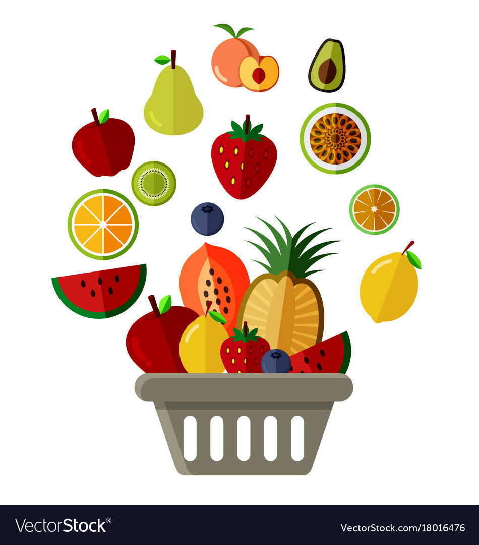 Colorful Fruit Basket