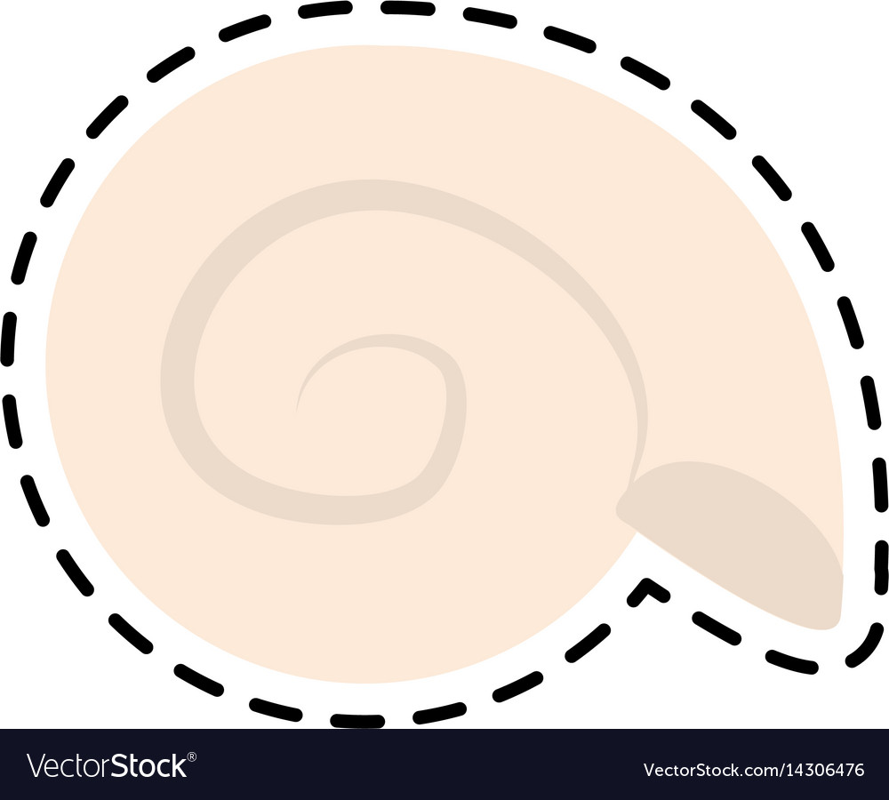 Conch or shell icon image
