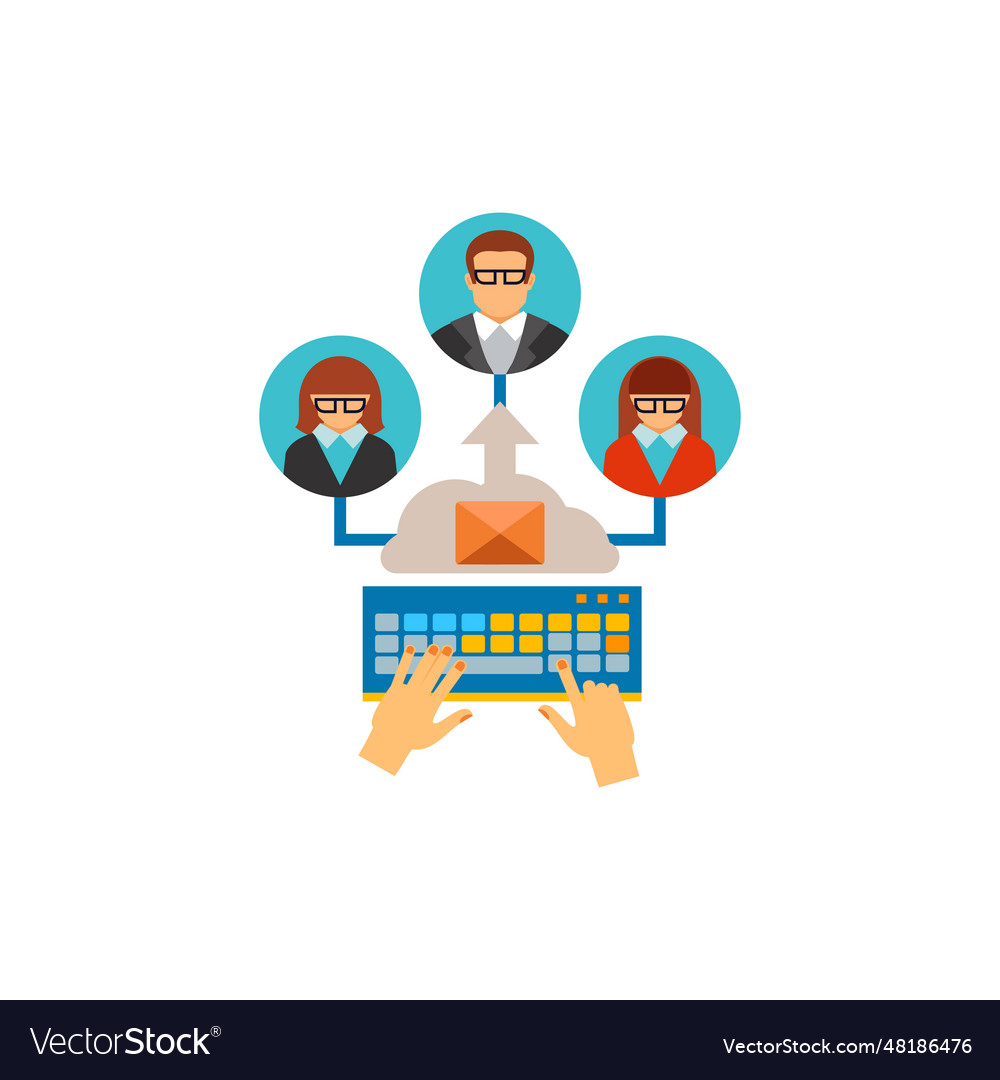 Customer user interaction concept icon