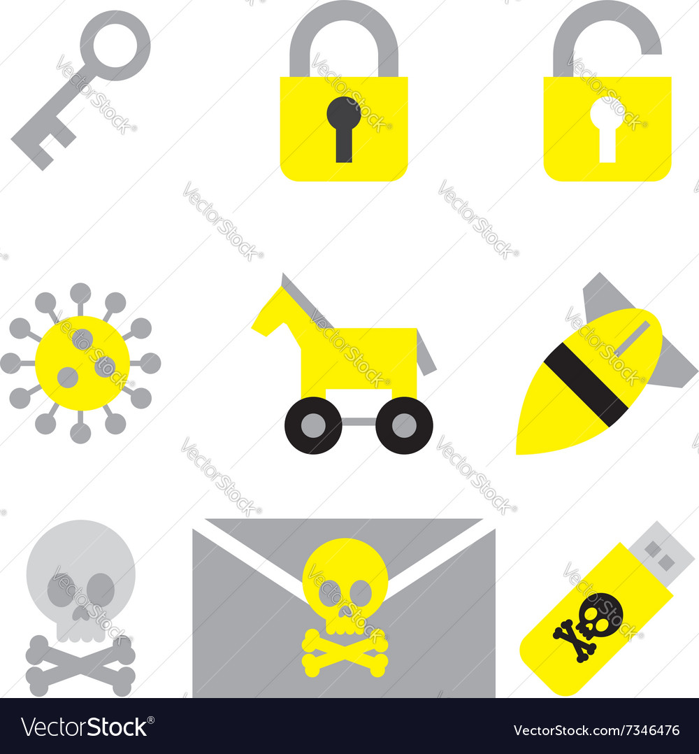 Cybersecurity Icon Set