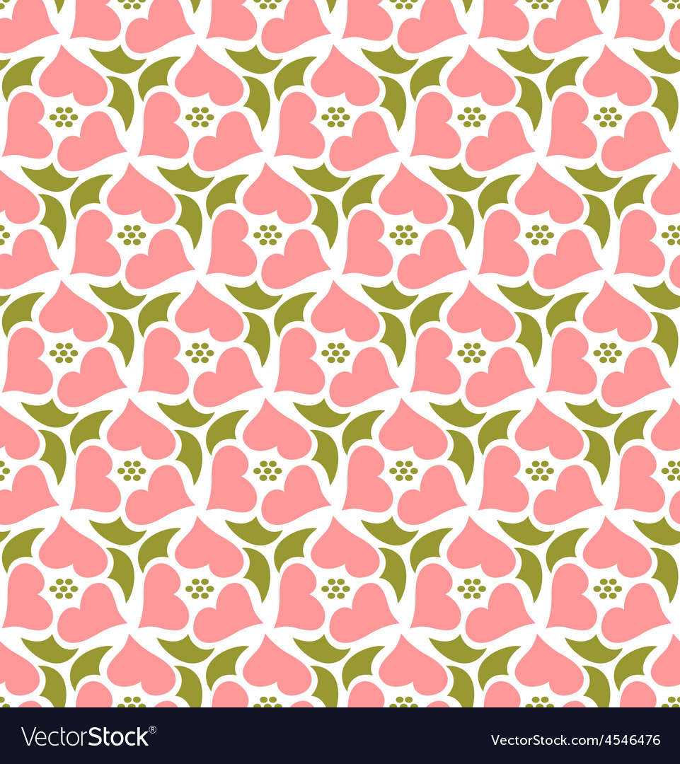 Floral seamless pattern background retro style