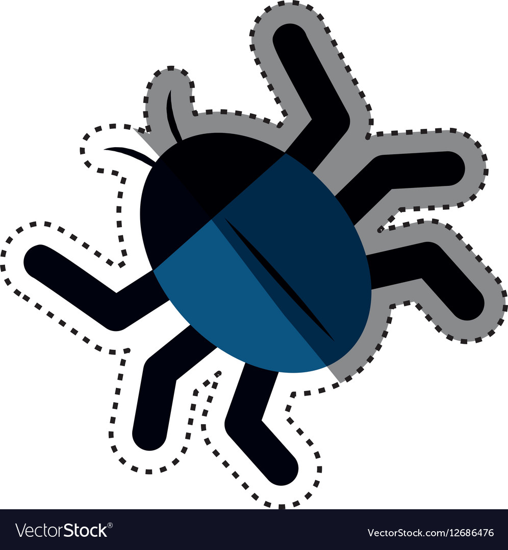 Isolated bug symbol