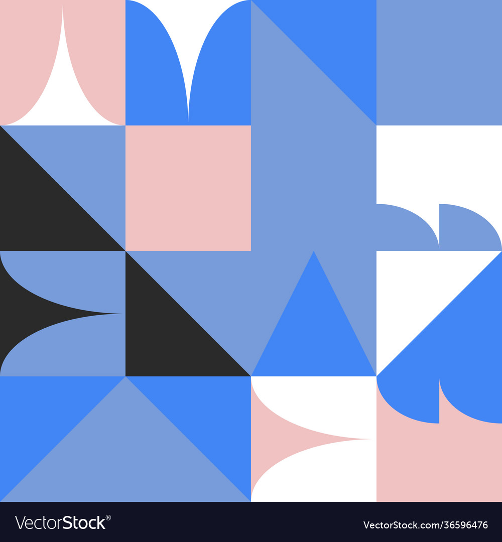 Minimal geometric pattern design vector image Minimal geometric pattern design
