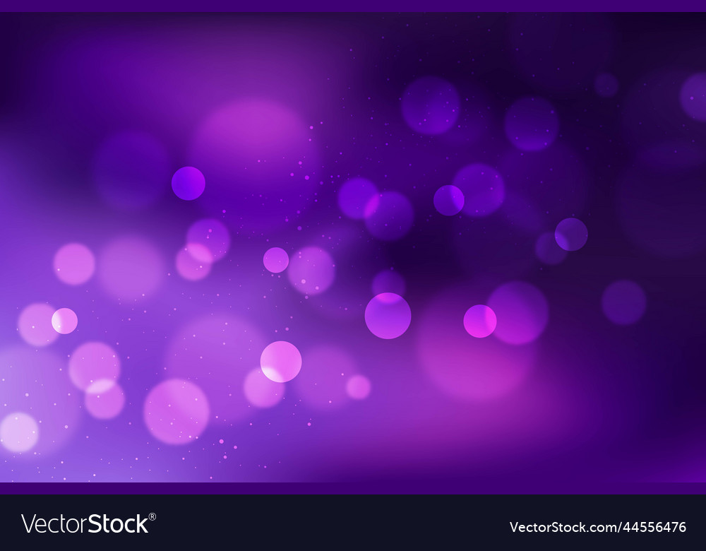 Realistic bokeh background design Royalty Free Vector Image