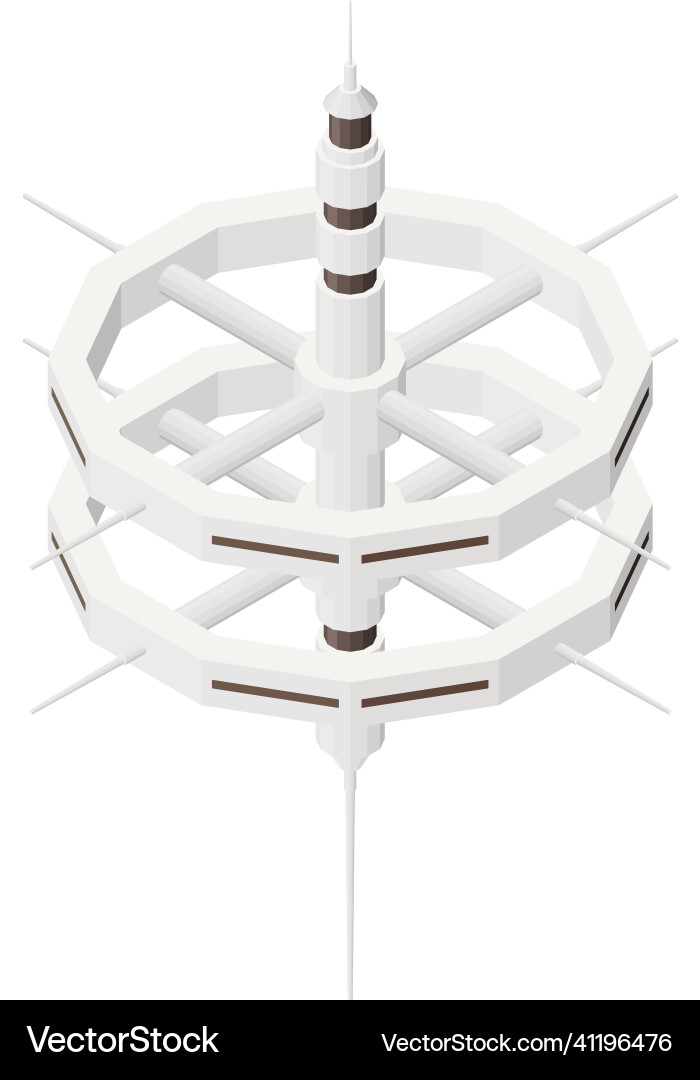 Space station icon Royalty Free Vector Image - VectorStock
