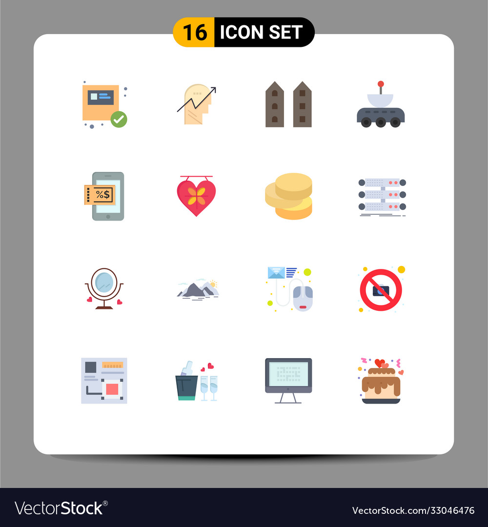 Stock-Symbol-Pack 16 Linienzeichen und Symbole