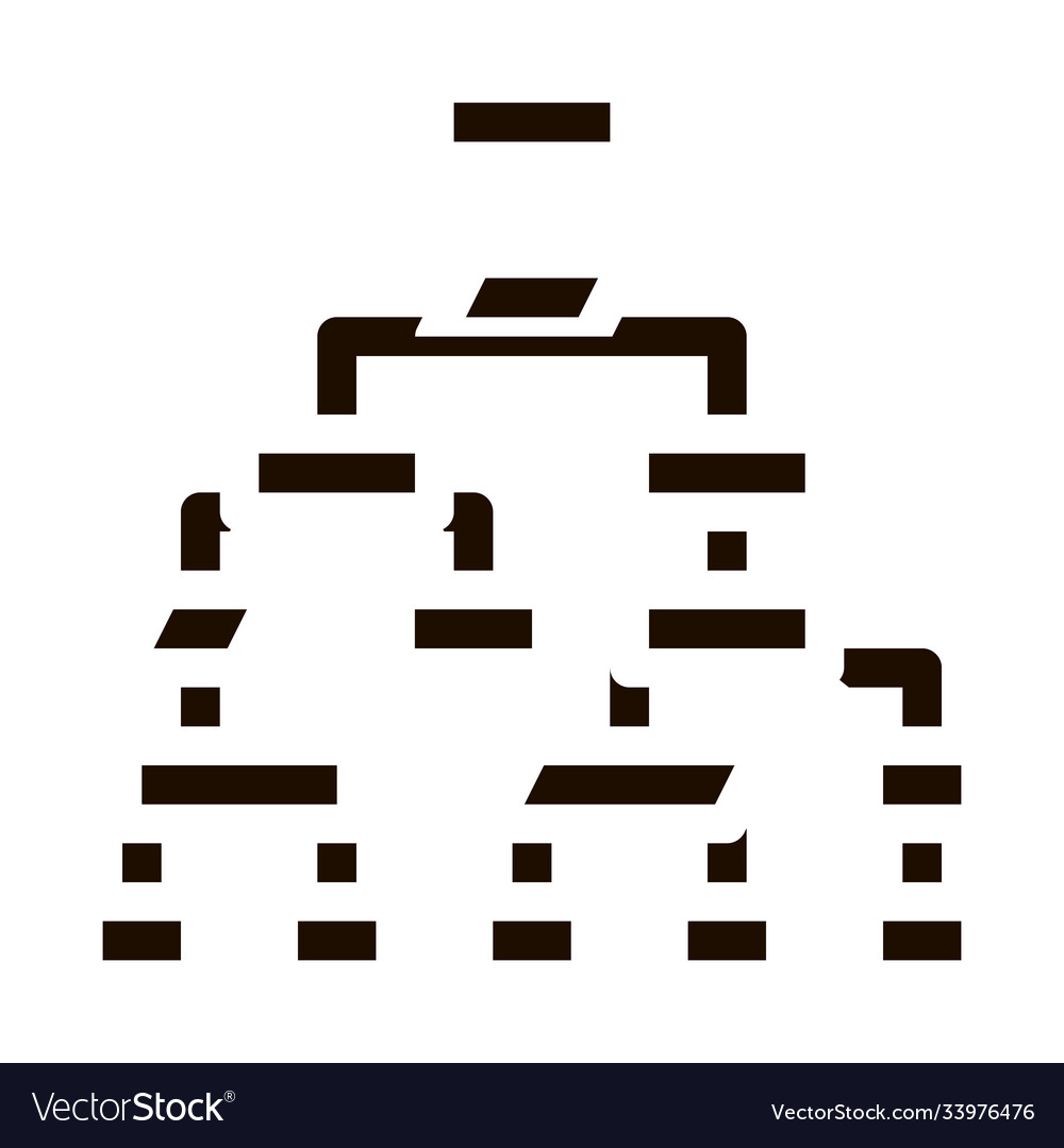Struktur Computer-System-Symbol vector image Struktur Computer-System-Symbol