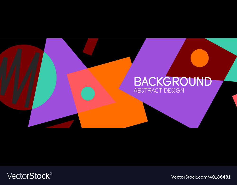Abstract background with blocks lines geometric vector image Abstract background with blocks lines geometric
