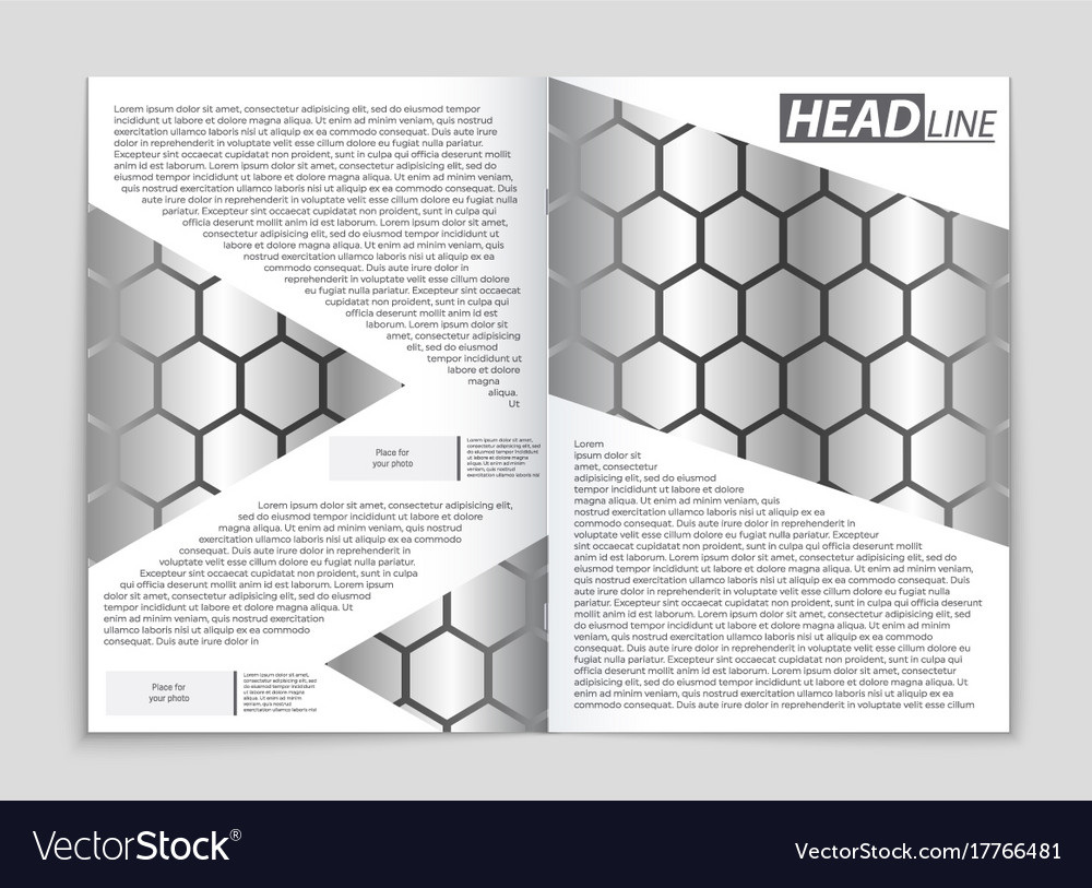 Abstract layout background set for art