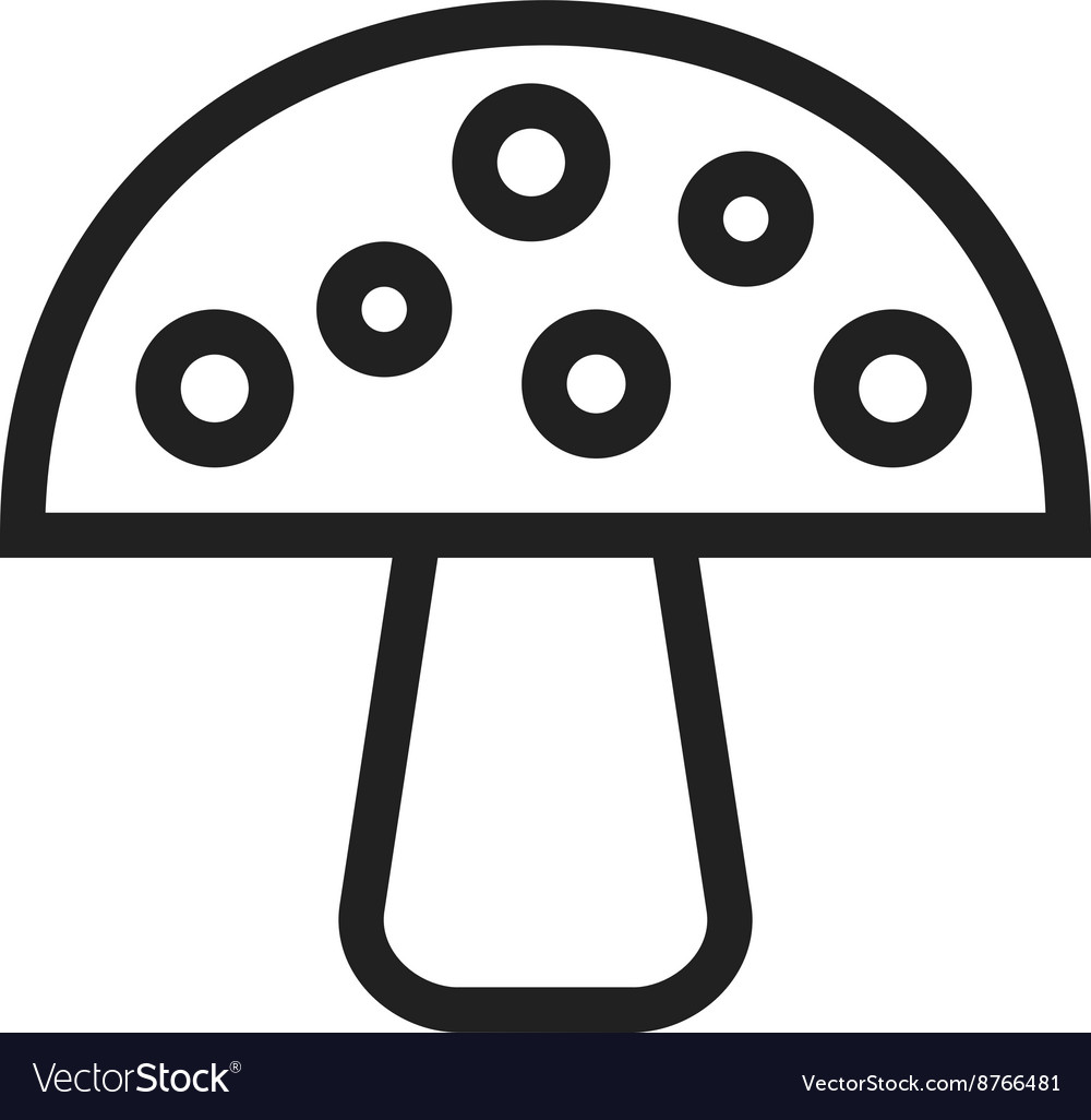 Mushroom Royalty Free Vector Image - VectorStock