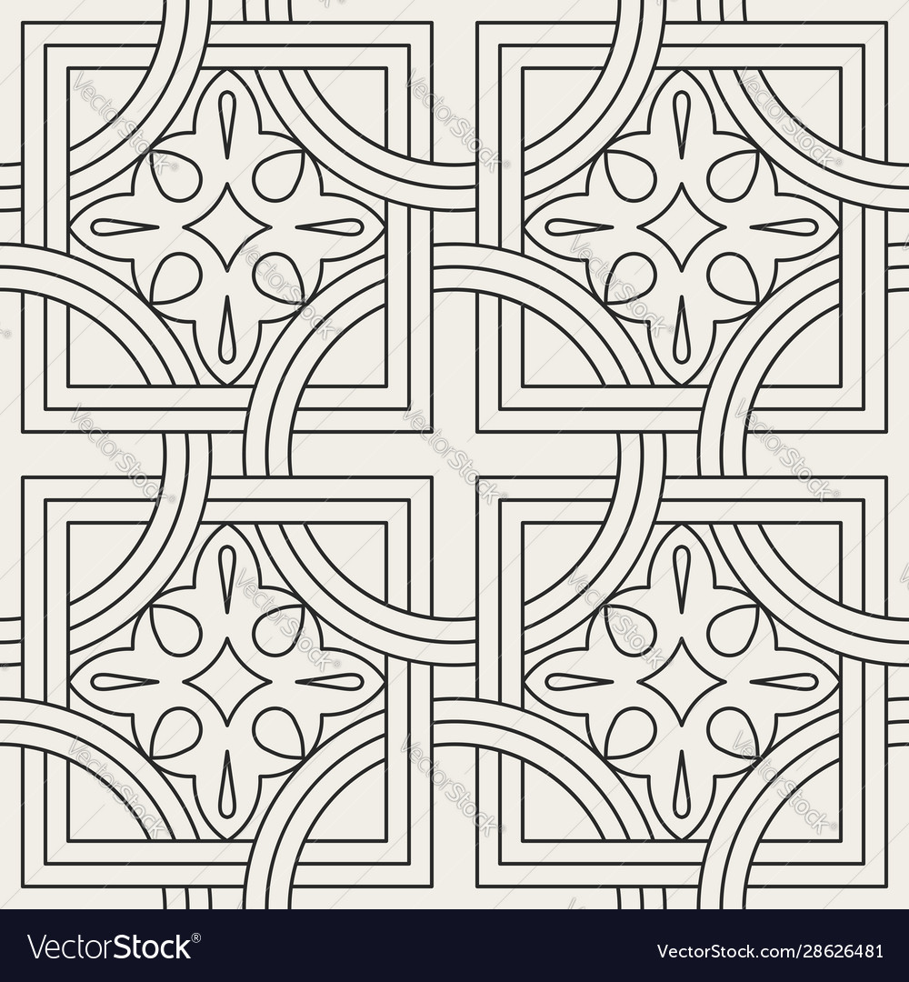 Oriental geometrical seamless pattern