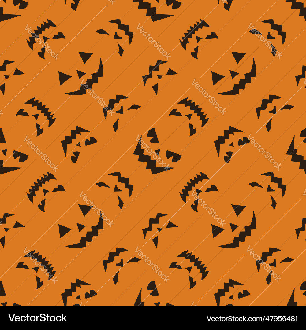 Seamless pattern for halloween Royalty Free Vector Image